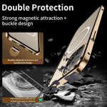 360 Custodia per telefono Magsafe satinata magnetica per tutto il corpo, For iPhone 14, For iPhone 14 Plus, For iPhone 14 Pro, For iPhone 14 Pro Max