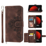 Custodia per telefono in pelle con portafoglio in rilievo con fiori al tatto, For Xiaomi 12 Ultra, For Xiaomi 12 / 12X, For Xiaomi 12T / 12T Pro / Redmi K50 Ultra, For Xiaomi 12 Pro, For Xiaomi 12 Lite