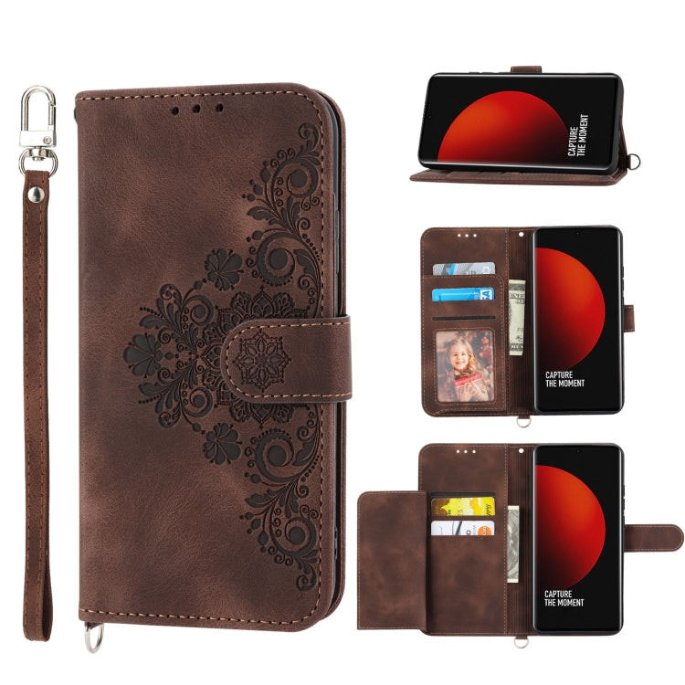 Custodia per telefono in pelle con portafoglio in rilievo con fiori al tatto, For Xiaomi 12 Ultra, For Xiaomi 12 / 12X, For Xiaomi 12T / 12T Pro / Redmi K50 Ultra, For Xiaomi 12 Pro, For Xiaomi 12 Lite
