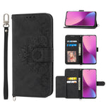 Custodia per telefono in pelle con portafoglio in rilievo con fiori al tatto, For Xiaomi 12 Ultra, For Xiaomi 12 / 12X, For Xiaomi 12T / 12T Pro / Redmi K50 Ultra, For Xiaomi 12 Pro, For Xiaomi 12 Lite