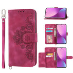 Custodia per telefono in pelle con portafoglio in rilievo con fiori al tatto, For Xiaomi 12 Ultra, For Xiaomi 12 / 12X, For Xiaomi 12T / 12T Pro / Redmi K50 Ultra, For Xiaomi 12 Pro, For Xiaomi 12 Lite