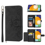 Custodia per telefono in pelle con portafoglio in rilievo con fiori al tatto, For Xiaomi Poco M4 Pro 4G, For Xiaomi Poco X4 Pro 5G, For Xiaomi Mi 11T / 11T Pro