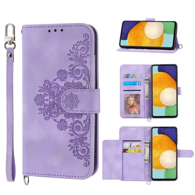 Custodia per telefono in pelle con portafoglio in rilievo con fiori al tatto, For Xiaomi Poco M4 Pro 4G, For Xiaomi Poco X4 Pro 5G, For Xiaomi Mi 11T / 11T Pro