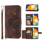 Custodia per telefono in pelle con portafoglio in rilievo con fiori al tatto, For Xiaomi Poco M4 Pro 4G, For Xiaomi Poco X4 Pro 5G, For Xiaomi Mi 11T / 11T Pro