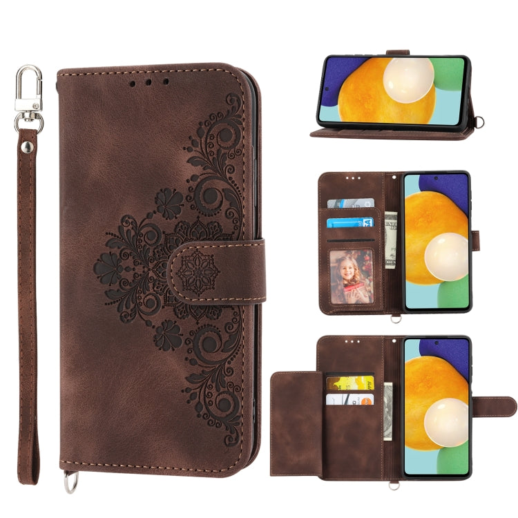 Custodia per telefono in pelle con portafoglio in rilievo con fiori al tatto, For Xiaomi Poco M4 Pro 4G, For Xiaomi Poco X4 Pro 5G, For Xiaomi Mi 11T / 11T Pro