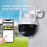QX62 Telecamera di sorveglianza WiFi HD 4MP EU Plug