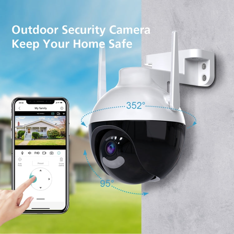 QX62 Telecamera di sorveglianza WiFi HD 4MP EU Plug