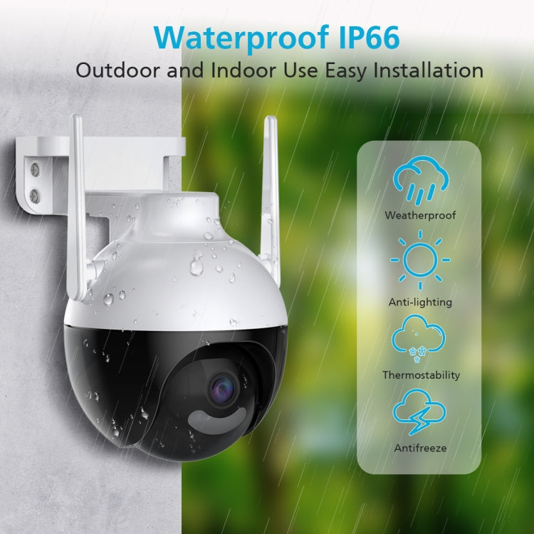 QX62 Telecamera di sorveglianza WiFi HD 4MP EU Plug