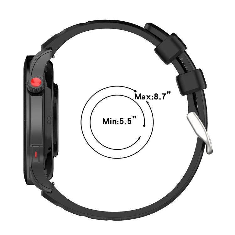Cinturino in silicone da 22 mm, For Amazfit GTR 4