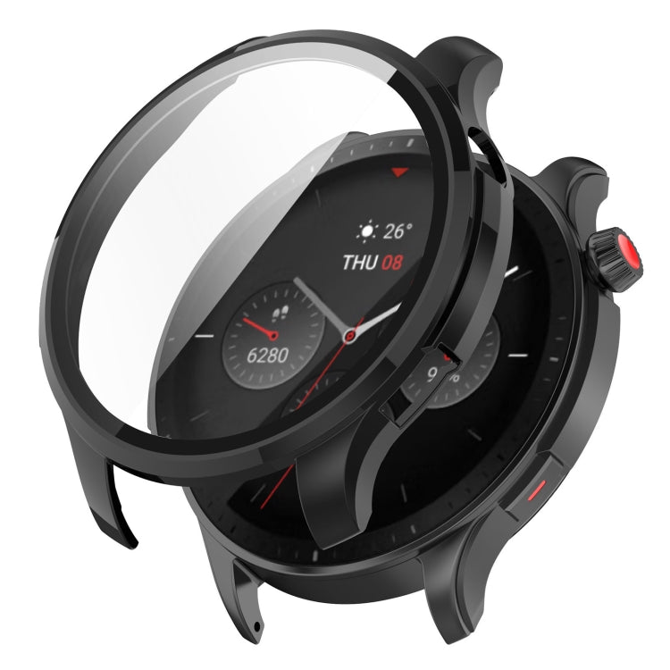 Custodia protettiva integrata per PC + vetro temperato, For Amazfit GTR 4 / Amazfit GTR 4 Pro