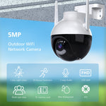 Telecamera di sorveglianza WiFi HD 8 MP con EU/US/UK/AU Plug