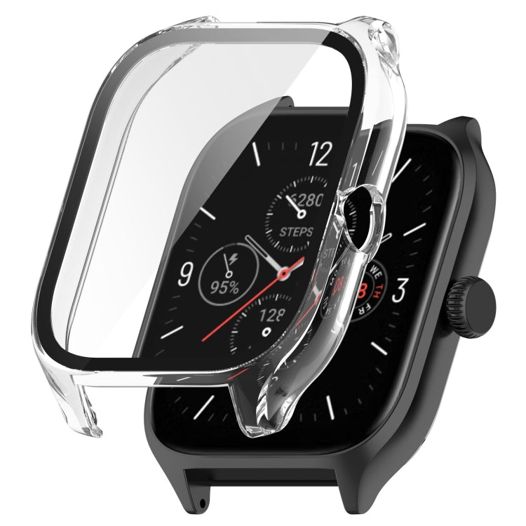 Custodia protettiva integrata per PC + vetro temperato, For Amazfit GTS 4