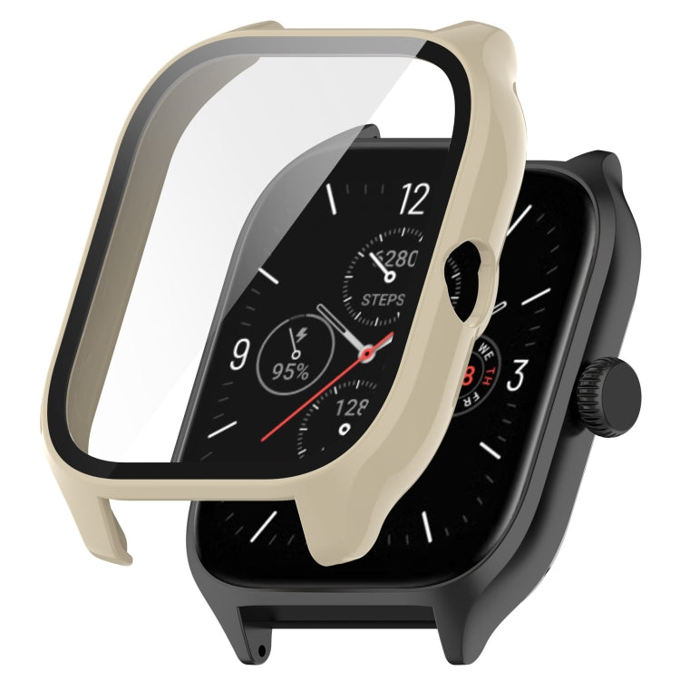 Custodia protettiva integrata per PC + vetro temperato, For Amazfit GTS 4