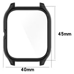 Custodia protettiva integrata per PC + vetro temperato, For Amazfit GTS 4