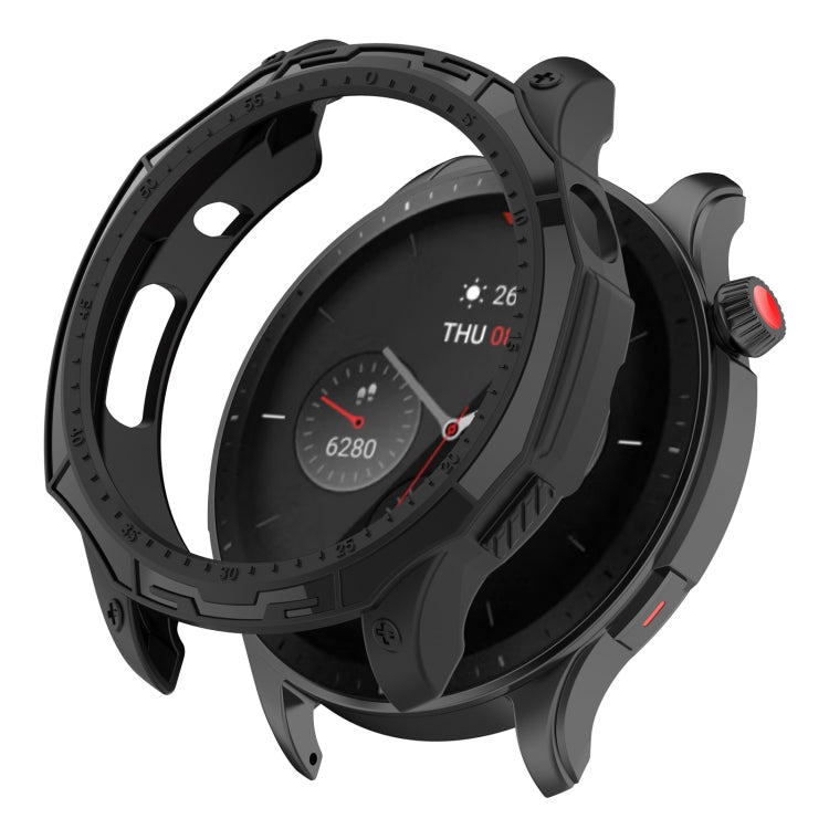 Cassa dell'orologio TPU Armor Hollow, For Amazfit GTR 4 / GTR 4 Pro