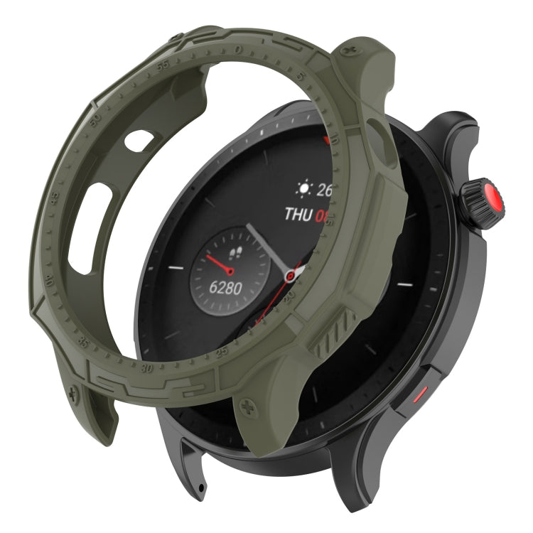 Cassa dell'orologio TPU Armor Hollow, For Amazfit GTR 4 / GTR 4 Pro