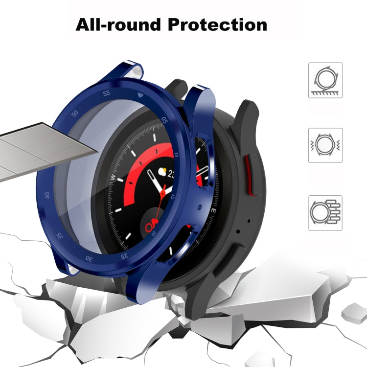 Custodia per orologio galvanica in TPU a copertura totale, For Samsung Galaxy Watch5 Pro 45mm