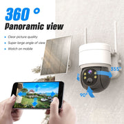 T34 2MP HD IP66 Telecamera solare WiFi wireless impermeabile, T34 White, T34 Black