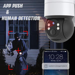 Telecamera solare WiFi 2MP HD impermeabile IP66