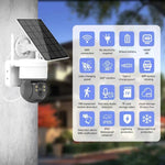 Telecamera solare WiFi 2MP HD impermeabile IP66