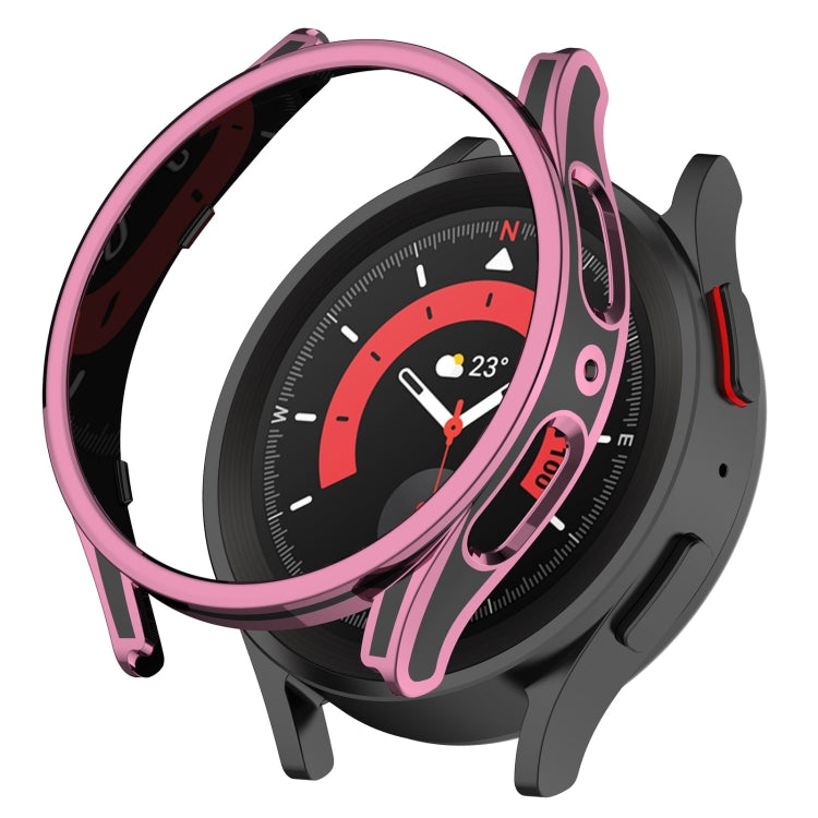 Scultura da appendere Custodia protettiva per orologio bicolore con pellicola in vetro temperato, For Samsung Galaxy Watch5 Pro 45mm, For Samsung Galaxy Watch5 40mm, For Samsung Galaxy Watch5 44mm, For Samsung Galaxy Watch4 40mm                        ...