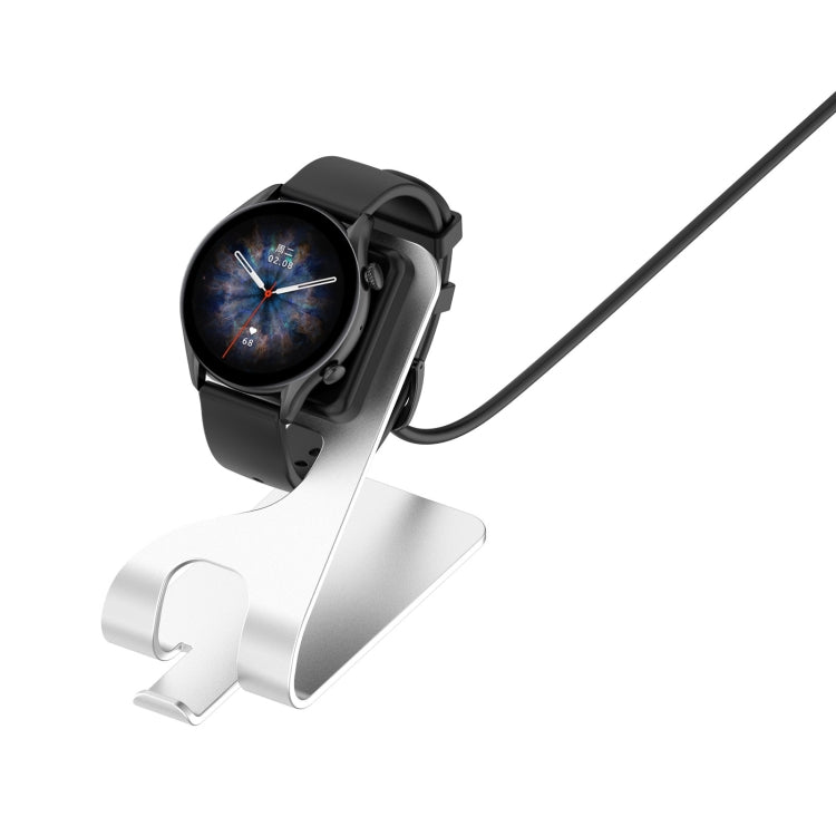 Supporto girevole per caricabatterie in metallo per smartwatch, For Amazfit GTR4 / GTR4 Pro