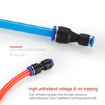 LAIZE 10pcs Plastica Riducendo Diritto Pneumatico Raccordo Raccordo Rapido, PG6-4, PG8-4, PG8-6, PG10-6, PG10-8, PG12-8, PG12-10, PG16-12