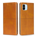 Custodia per telefono in pelle magnetica con trama di mucca, For vivo Y35 4G / Y22 / Y22s, For Xiaomi Redmi A1, For Sharp Aquos Sense7