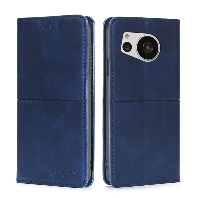 Custodia per telefono in pelle magnetica con trama di mucca, For vivo Y35 4G / Y22 / Y22s, For Xiaomi Redmi A1, For Sharp Aquos Sense7