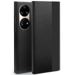 QIALINO Magnetic Side Window View Custodia per smartphone in vera pelle, For Huawei P50, For Huawei P50 Pro