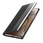 QIALINO Magnetic Side Window View Custodia per smartphone in vera pelle, For Huawei P50, For Huawei P50 Pro