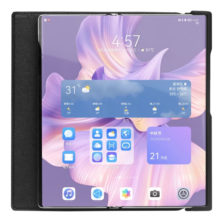 Custodia per telefono in vera pelle con motivo coccodrillo QIALINO, For Huawei Mate XS 2, For Huawei P50 Pocket