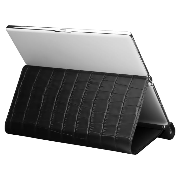 Custodia per telefono in vera pelle con motivo coccodrillo QIALINO, For Huawei Mate XS 2, For Huawei P50 Pocket