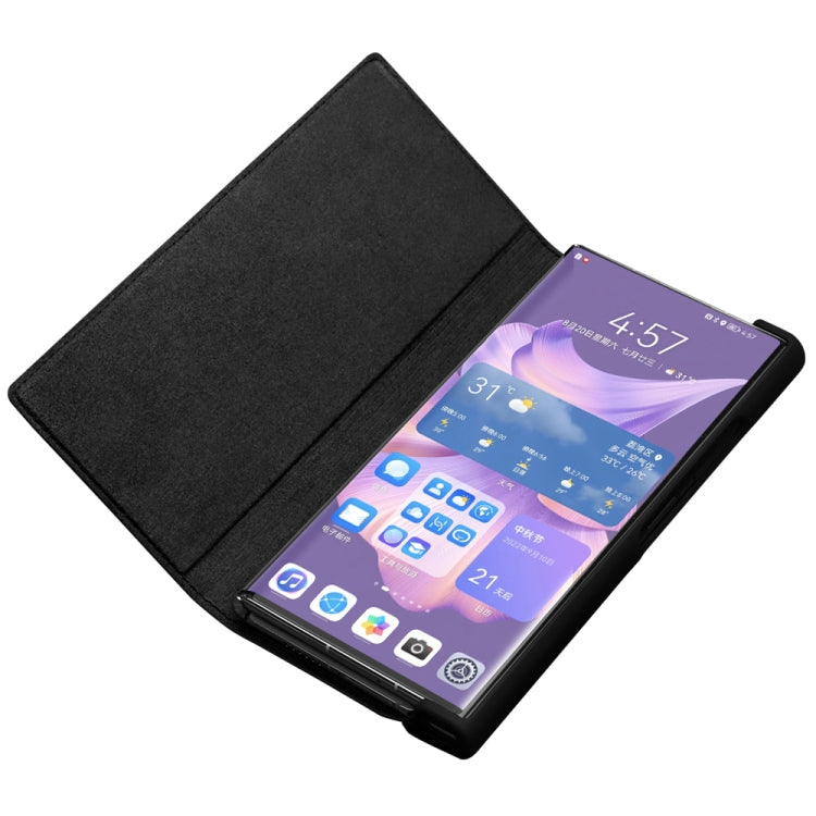 Custodia per telefono in vera pelle con motivo coccodrillo QIALINO, For Huawei Mate XS 2, For Huawei P50 Pocket