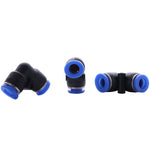 LAIZE 10 pezzi connettore pneumatico a gomito in plastica a montaggio rapido, PV-4, PV-6, PV-8, PV-10, PV-12, PV-14, PV-16
