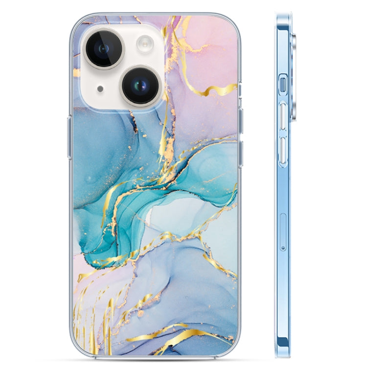 Custodia per telefono in marmo smaltato colorato, For iPhone 14, For iPhone 14 Plus, For iPhone 14 Pro