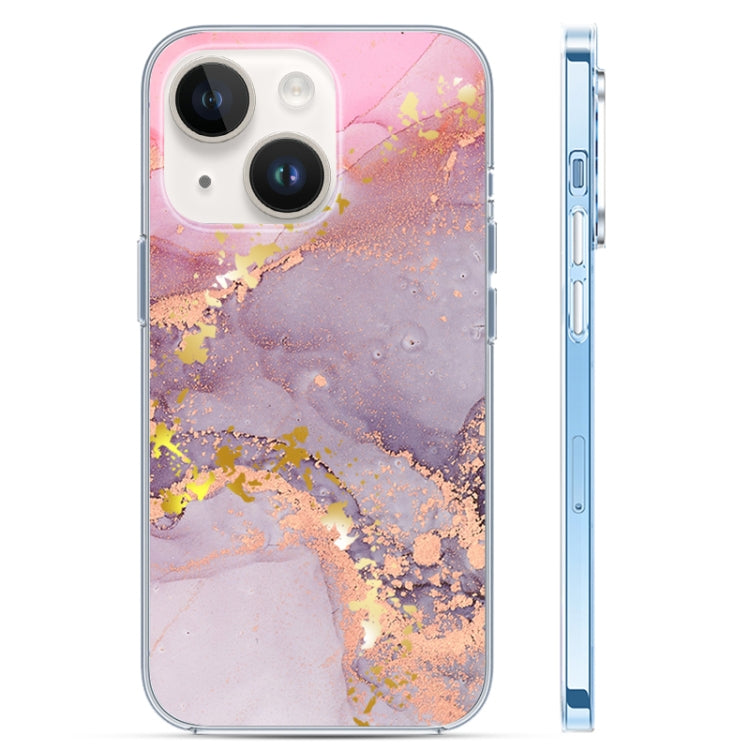 Custodia per telefono in marmo smaltato colorato, For iPhone 14, For iPhone 14 Plus, For iPhone 14 Pro
