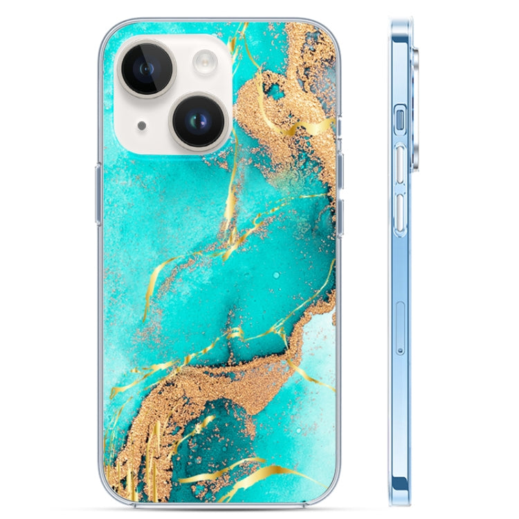 Custodia per telefono in marmo smaltato colorato, For iPhone 14, For iPhone 14 Plus, For iPhone 14 Pro