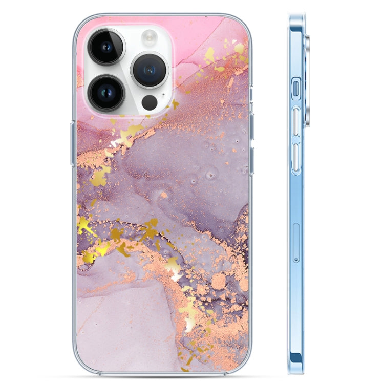 Custodia per telefono in marmo smaltato colorato, For iPhone 14, For iPhone 14 Plus, For iPhone 14 Pro