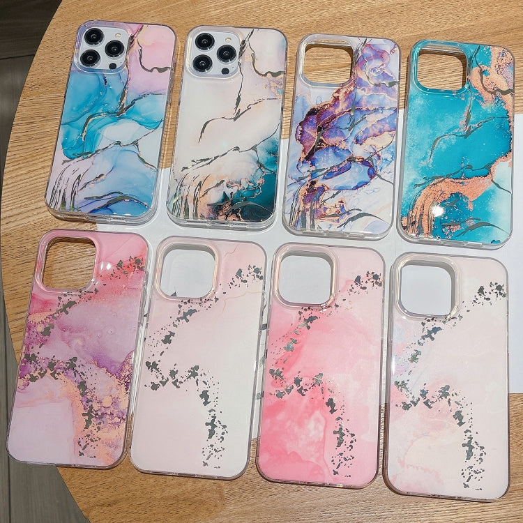 Custodia per telefono in marmo smaltato colorato, For iPhone 14 Pro Max, For iPhone 13, For iPhone 13 Pro