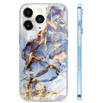 Custodia per telefono in marmo smaltato colorato, For iPhone 11 Pro Max