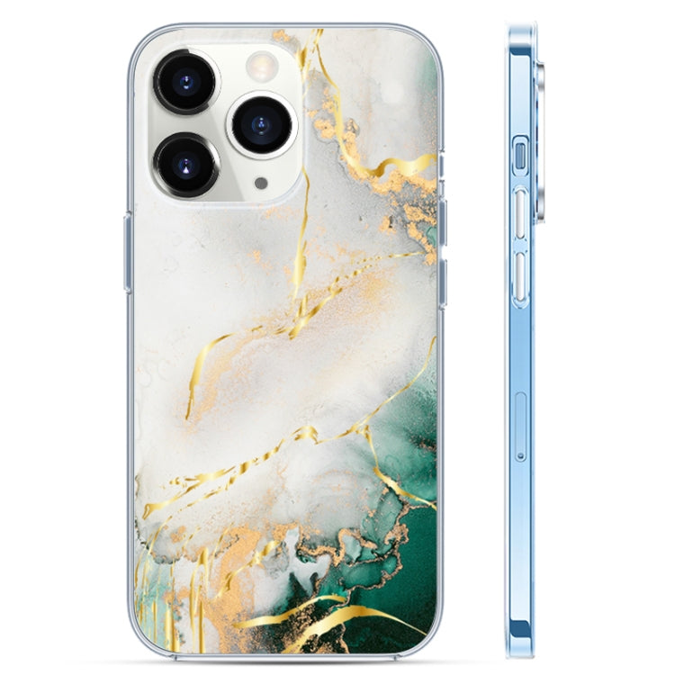 Custodia per telefono in marmo smaltato colorato, For iPhone 11 Pro Max