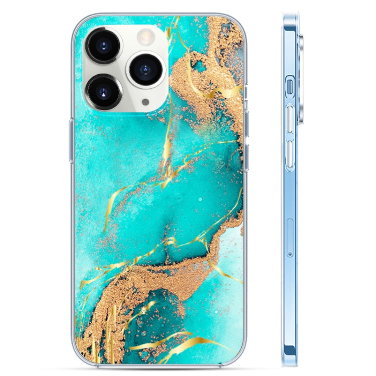 Custodia per telefono in marmo smaltato colorato, For iPhone 11 Pro Max