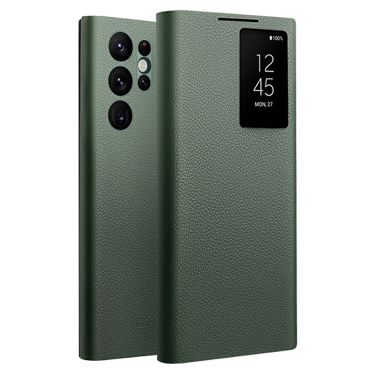 Custodia magnetica per telefono in vera pelle QIALINO, For Samsung Galaxy Z Fold3 5G/W22 5G, For Samsung Galaxy S22 5G, For Samsung Galaxy S22+ 5G, For Samsung Galaxy S22 Ultra 5G