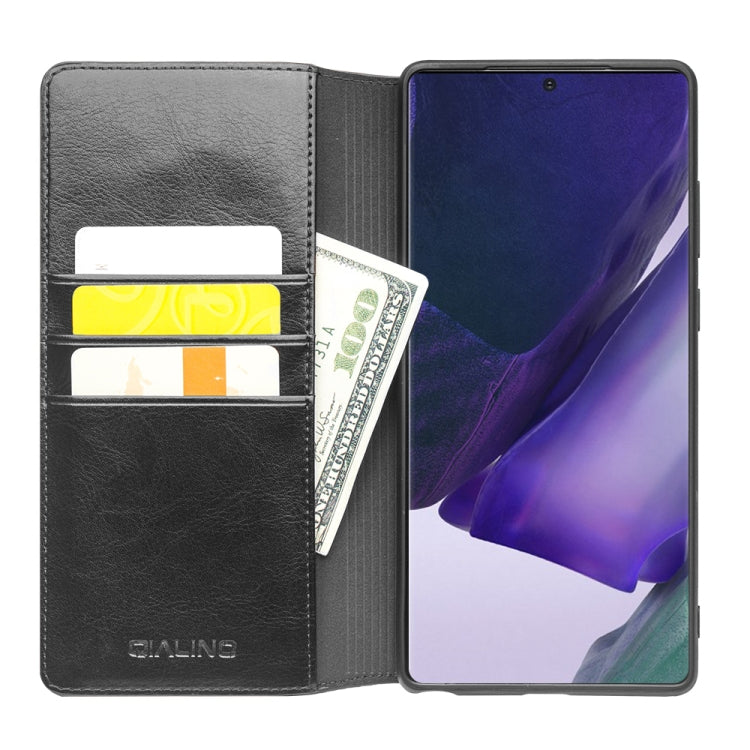 QIALINO Custodia per telefono in vera pelle, For Samsung Galaxy Note20, For Samsung Galaxy Note20 Ultra, For Samsung Galaxy S21 5G, For Samsung Galaxy S21+ 5G, For Samsung Galaxy S21 Ultra 5G, For Samsung Galaxy S22 Ultra 5G, For Samsung Galaxy S22+ 5G...