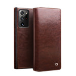 QIALINO Custodia per telefono in vera pelle, For Samsung Galaxy Note20, For Samsung Galaxy Note20 Ultra, For Samsung Galaxy S21 5G, For Samsung Galaxy S21+ 5G, For Samsung Galaxy S21 Ultra 5G, For Samsung Galaxy S22 Ultra 5G, For Samsung Galaxy S22+ 5G...