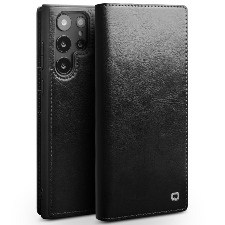 QIALINO Custodia per telefono in vera pelle, For Samsung Galaxy Note20, For Samsung Galaxy Note20 Ultra, For Samsung Galaxy S21 5G, For Samsung Galaxy S21+ 5G, For Samsung Galaxy S21 Ultra 5G, For Samsung Galaxy S22 Ultra 5G, For Samsung Galaxy S22+ 5G...