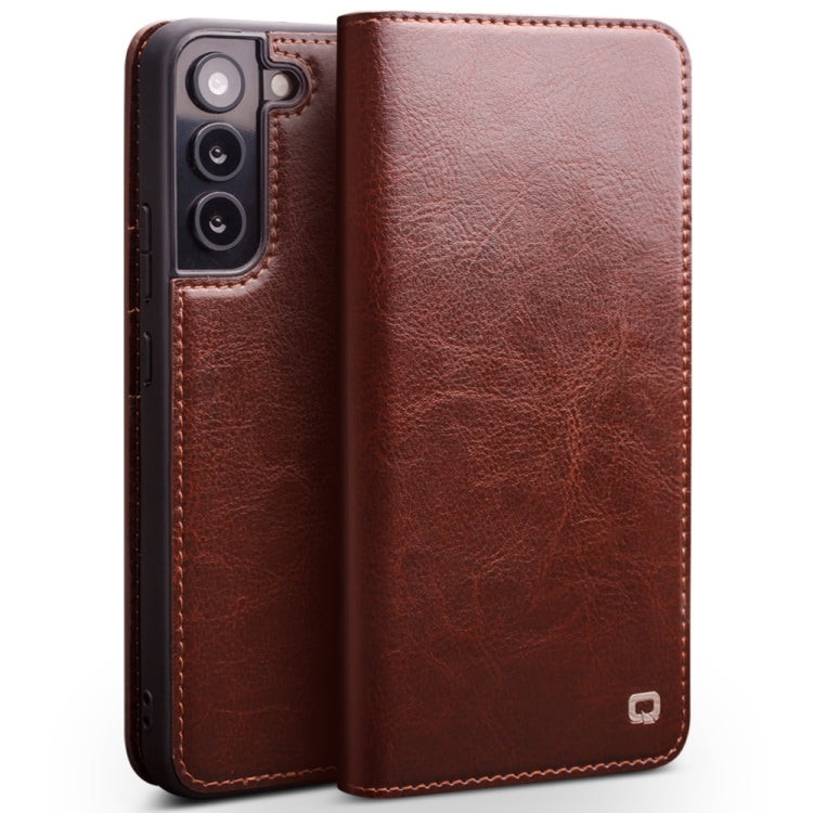 QIALINO Custodia per telefono in vera pelle, For Samsung Galaxy Note20, For Samsung Galaxy Note20 Ultra, For Samsung Galaxy S21 5G, For Samsung Galaxy S21+ 5G, For Samsung Galaxy S21 Ultra 5G, For Samsung Galaxy S22 Ultra 5G, For Samsung Galaxy S22+ 5G...