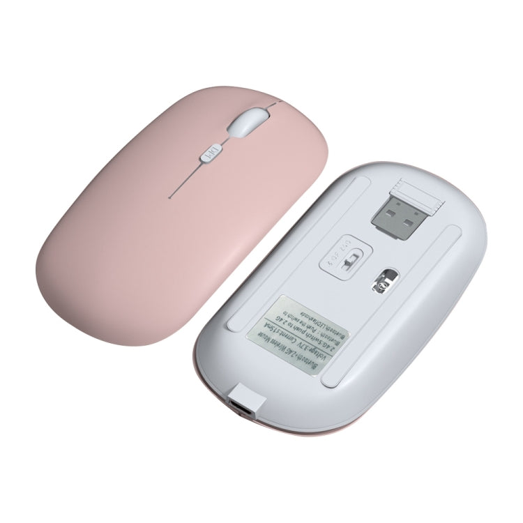 FOREV FVW312 1600dpi Bluetooth 2.4G Mouse Wireless Dual Mode, Bluetooth + 2.4G(White), Bluetooth + 2.4G(Black), Bluetooth + 2.4G(Pink), Bluetooth + 2.4G(Purple), Bluetooth + 2.4G(Yellow), Bluetooth + 2.4G(Blue), Bluetooth + 2.4G(Mint Green)������������...