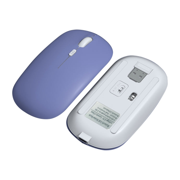 FOREV FVW312 1600dpi Bluetooth 2.4G Mouse Wireless Dual Mode, Bluetooth + 2.4G(White), Bluetooth + 2.4G(Black), Bluetooth + 2.4G(Pink), Bluetooth + 2.4G(Purple), Bluetooth + 2.4G(Yellow), Bluetooth + 2.4G(Blue), Bluetooth + 2.4G(Mint Green)������������...